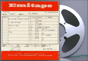 Tape box with Beatle cuts for Please Please Me LP